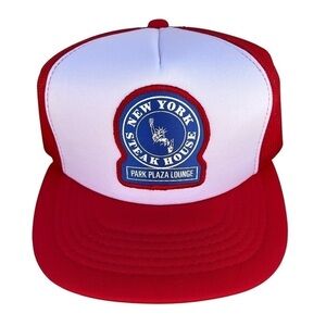 Vintage New York Steakhouse Retro Mesh Snapback Trucker Hat